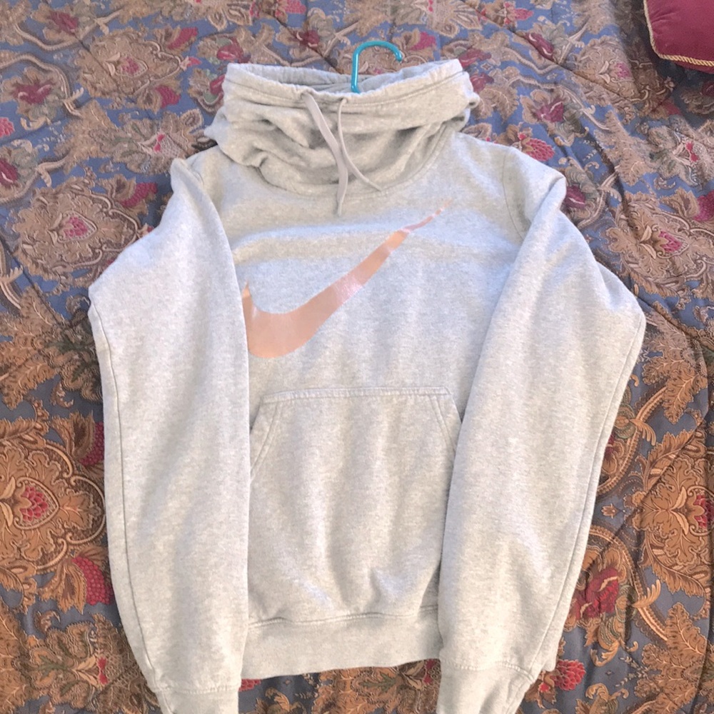 nike gray hoodie